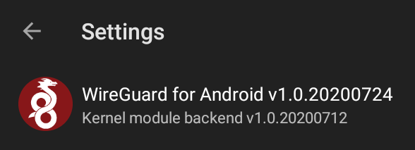 WireGuard Android application backend information