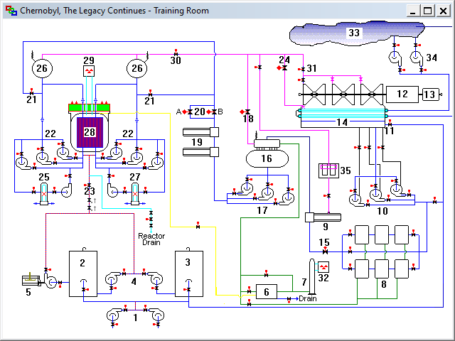 Interactive schematic diagram